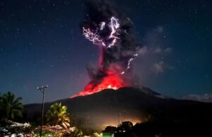 Gunung Lewotobi Laki‑Laki Meletus Dua Kali dalam 24 Jam: Kolom Abu Sebesar 18 km